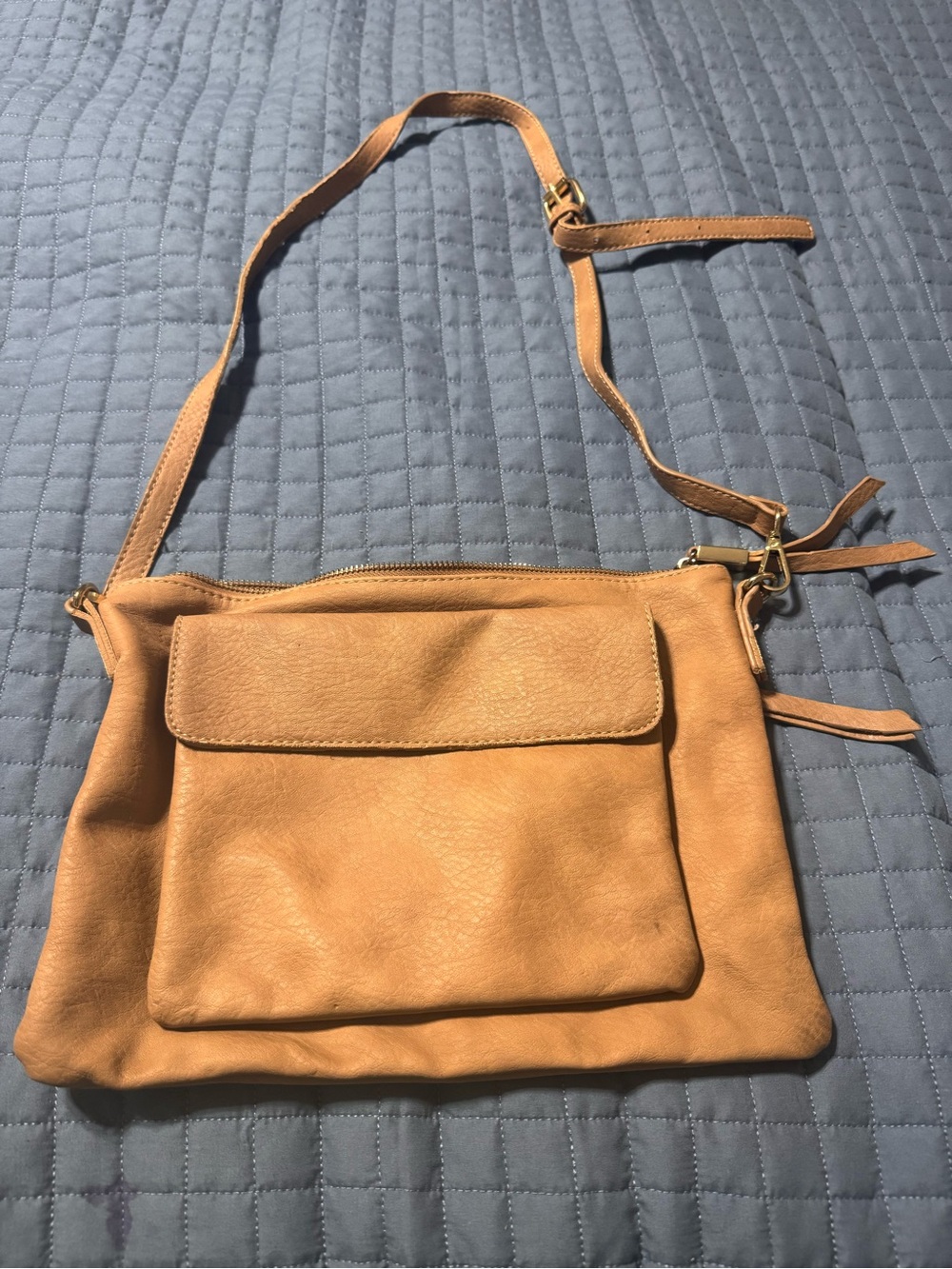 Shiraleah Tan Convertible Crossbody Bag